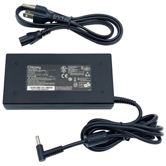 Alt view image 6 of 7 - Genuine Chicony A12-120P1A AC Power Supply Adapter For Laptops 19.5V 6.15A 4.5mm