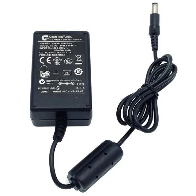 Alt view image 7 of 7 - Original Globtek 18W AC Power Adapter GT-41062-1815-T3 Charger TR9CG1200C35-N