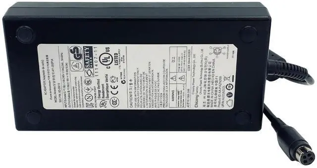 Alt view image 7 of 7 - Genuine Chicony AC Adapter A11-200P1A 19V 10.5A 200W 4-pin Laptop Charger