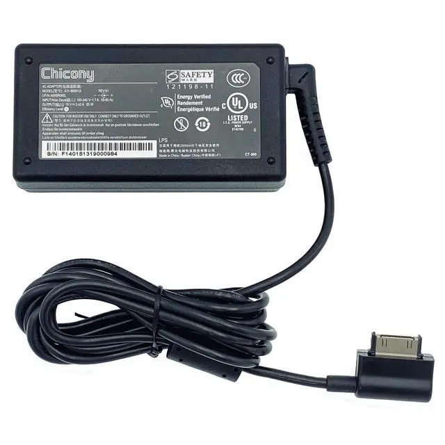 Alt view image 6 of 7 - Genuine Chicony 65W AC Adapter 19V 3.45A with Proprietary Dock/Monitor Connector