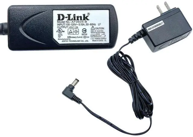 Main image of NEW Authentic D-Link AC Power Adapter For DIR-615 DIR-601 SPA504G SPA508G