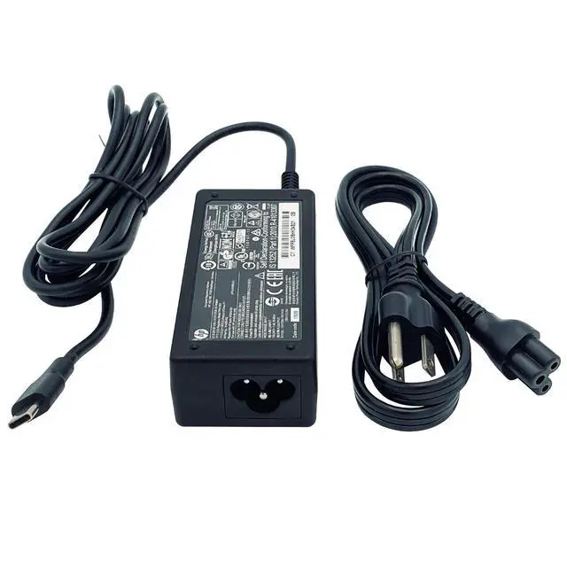 Alt view image 6 of 7 - Original HP AC Power Adapter TPN-CA01 A045R031L USB-C 20V 2.25A Charger