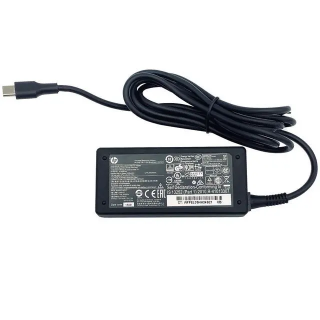 Alt view image 7 of 7 - Original HP AC Power Adapter TPN-CA01 A045R031L USB-C 20V 2.25A Charger