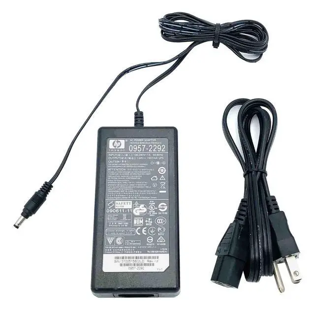 Alt view image 6 of 7 - NEW Original HP AC Adapter for Scanjet 5530 5590 7650 7650N Flatbed Scanner