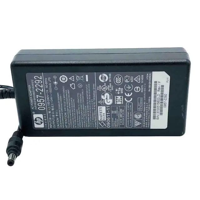 Alt view image 7 of 7 - NEW Original HP AC Adapter for Scanjet 5530 5590 7650 7650N Flatbed Scanner