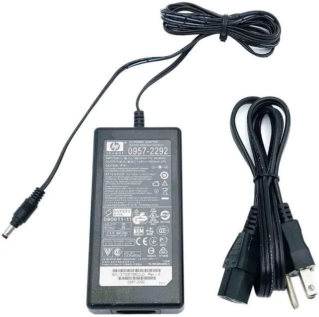 Main image of NEW Original 36W HP AC Adapter 24V 1500mA Model 0957-2483 PA-1360-06H Charger