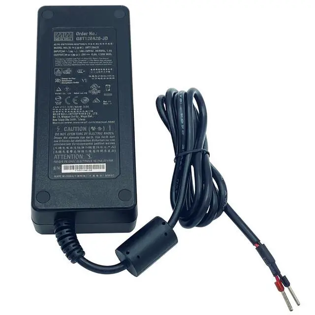 Alt view image 7 of 7 - Genuine 120W Mean Well GST120A20-JD AC Adapter 20V 6A Power Supply OEM