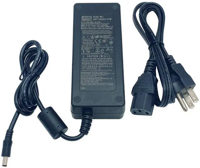 Main image of Genuine 120W Mean Well GST120A24-P1M AC Adapter 24V 5A 5.5*2.5 mm Power Supply