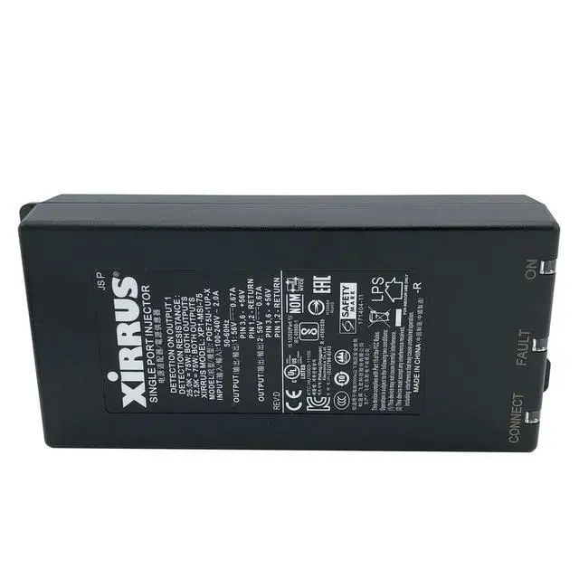 Alt view image 7 of 7 - Authentic Xirrus AC Adapter For Xirrus XD4-240 XE5-8 XR-630 XR-620 PoE Injector