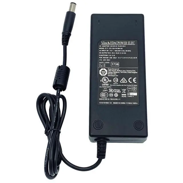 Alt view image 7 of 7 - Genuine Edac 120W AC Adapter for HP 918341-800 19.5V Charger Straight Plug 7.4mm