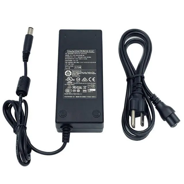 Alt view image 6 of 7 - Genuine Edac 120W AC Adapter for HP 918341-800 19.5V Charger Straight Plug 7.4mm