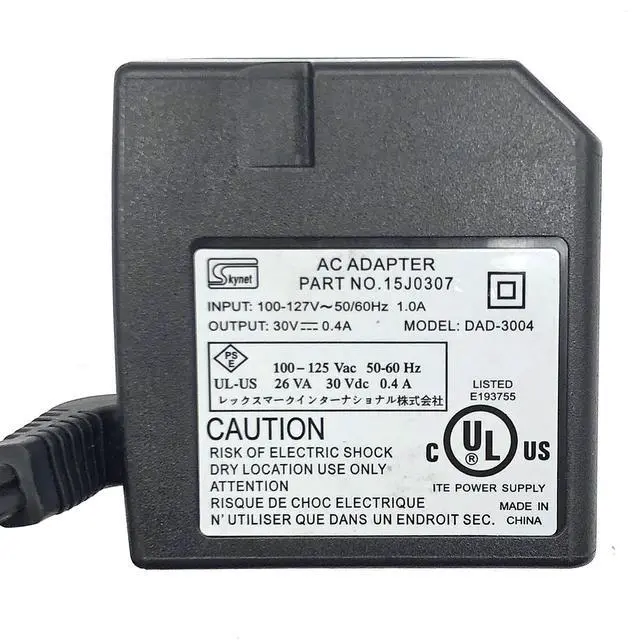 Alt view image 2 of 4 - NEW Authentic Skynet AC Power Adapter For Dell A70 A90 Lexmark Z24 Power Supply