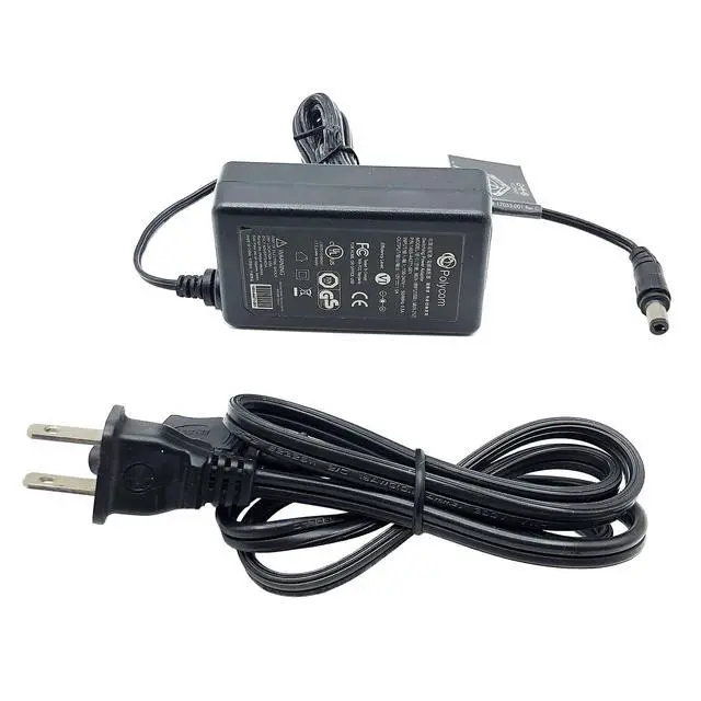 Alt view image 6 of 7 - Genuine Polycom AC Power Adapter for Ubiquiti Networks UniFi Security Gateway