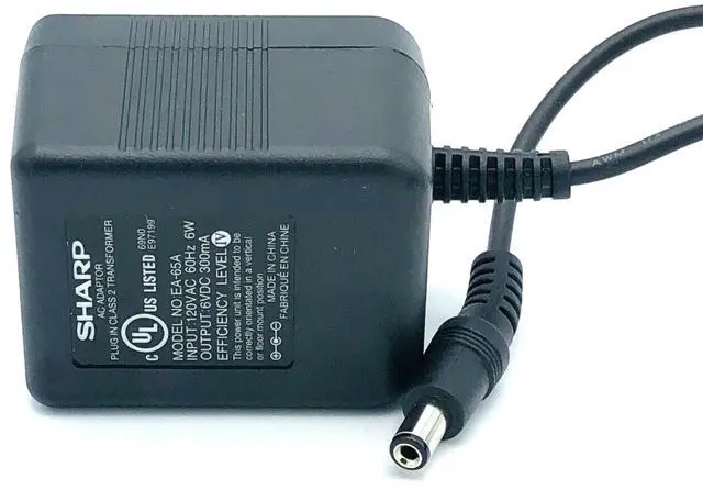 Main image of Authentic Sharp AC Adapter For EL-1750V EL-1801V Printing Calculator Adapter