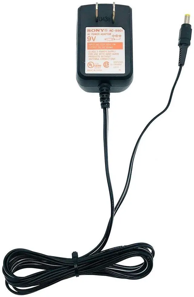 Main image of Genuine Sony 4W AC Power Adapter AC-S901 Charger 9V 0.1A