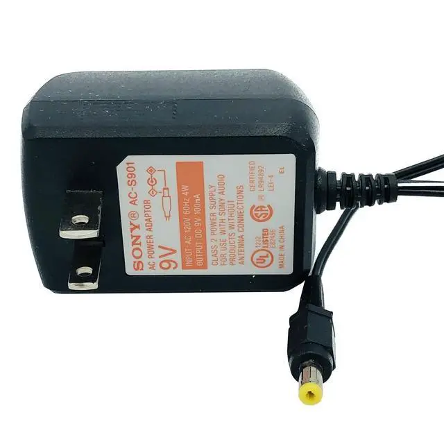 Alt view image 5 of 6 - Genuine Sony 4W AC Power Adapter AC-S901 Charger 9V 0.1A