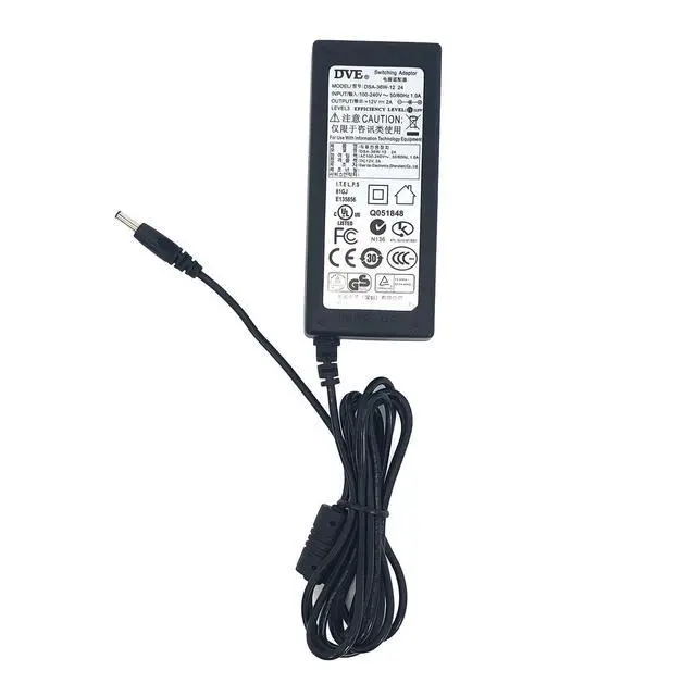 Alt view image 6 of 7 - Genuine DVE DSA-36W-12 24 24W AC Switching Power Supply Adapter 12V 2A OEM