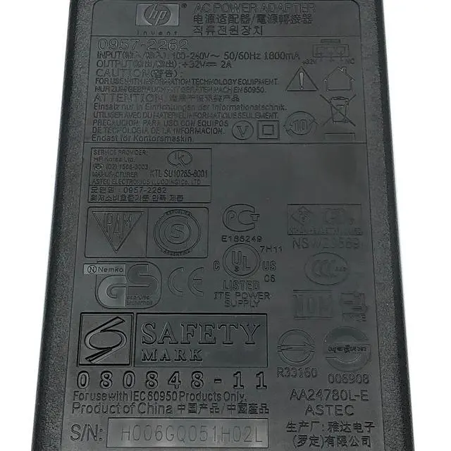 Alt view image 2 of 6 - Original HP 32V AC/DC Power Adapter 0957-2269 0957-2280 0957-2242 OEM