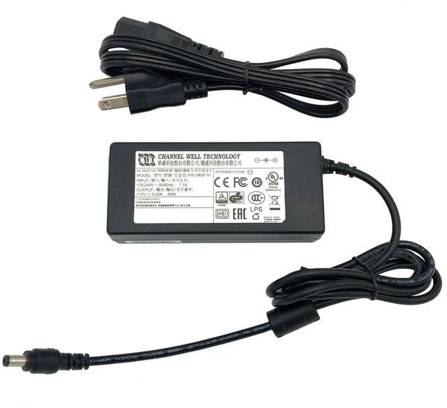 Main image of Channel KPL-065F-VI AC Power Adapter 12V 5.42A 65W Power Supply OEM
