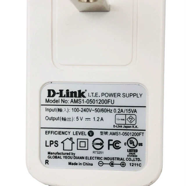 Alt view image 2 of 6 - D-Link AC Power Adapter For DIR-600 DAP-1350 Home Routers OEM