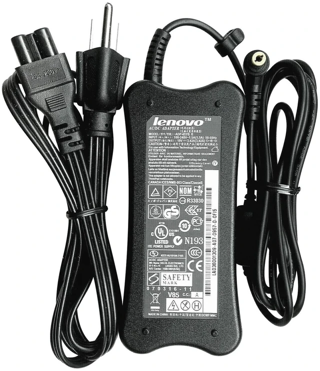 Alt view image 5 of 5 - Lenovo 65W AC Power Adapter ADP-65CH 0A37793 Charger 19V 3.42A