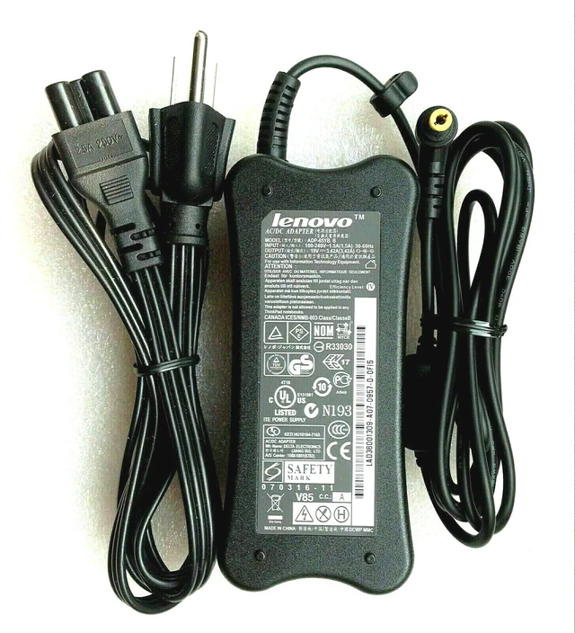 Alt view image 5 of 5 - Lenovo 65W AC Power Adapter 41R4326 36001678 Charger 19V 3.42A