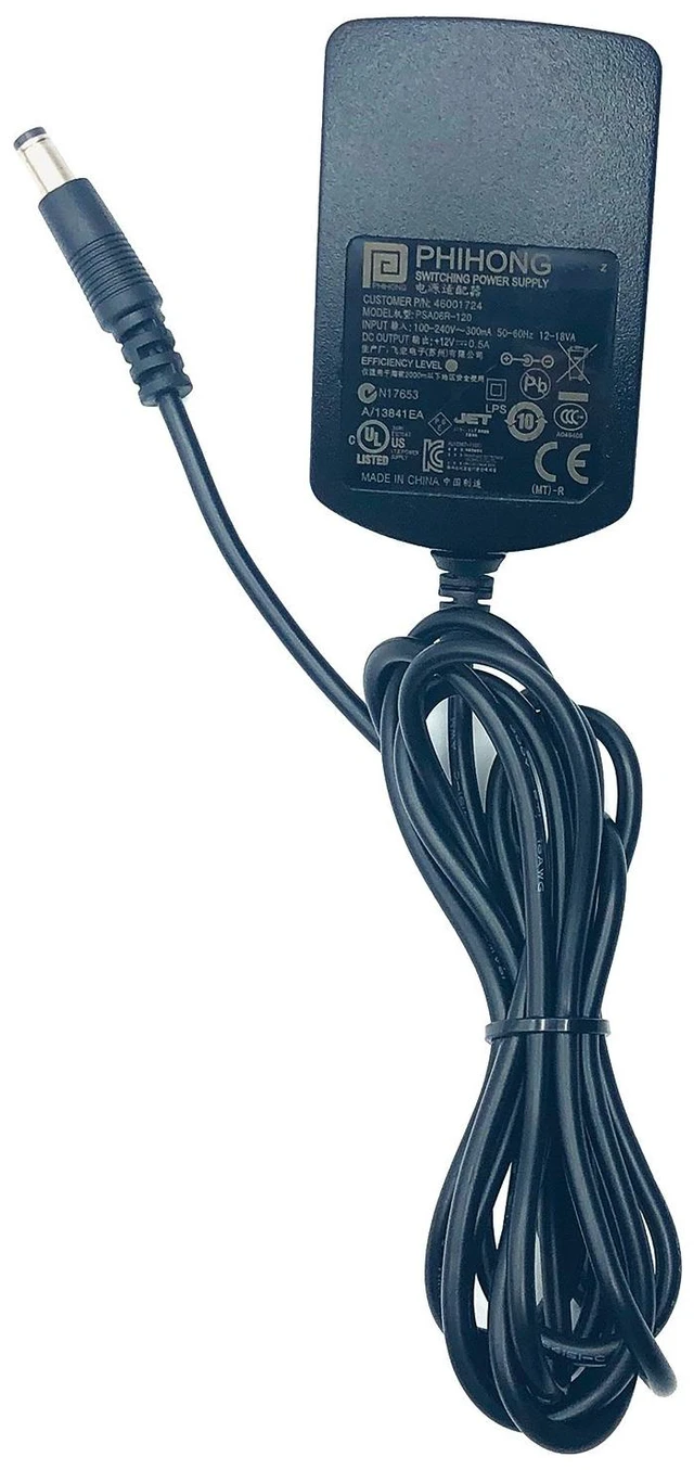 Main image of NEW Phihong PSA06R-120 12V 0.5A Switching Power Supply OEM