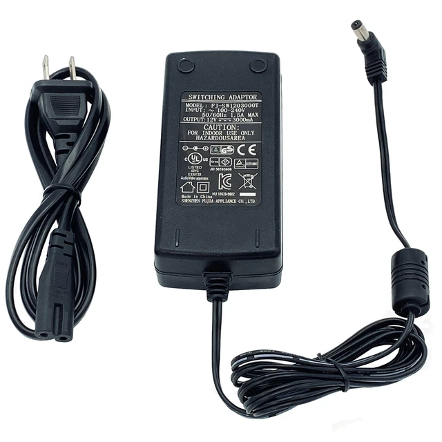 Alt view image 6 of 7 - Shenzhen 36W FJ-SW1203000T 12V 3A AC Switching Power Adapter 5.5x2.1mm
