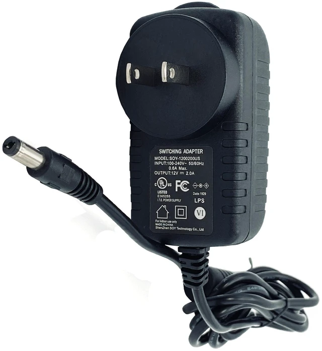 Main image of Shenzhen SOY-1200200US Power Supply AC Switching Adapter 12V 2A OEM