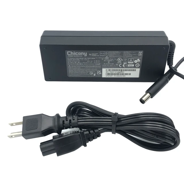Alt view image 2 of 7 - Genuine Chicony 100W AC Adapter Charger A16-100P1A Power Supply 20V 5A
