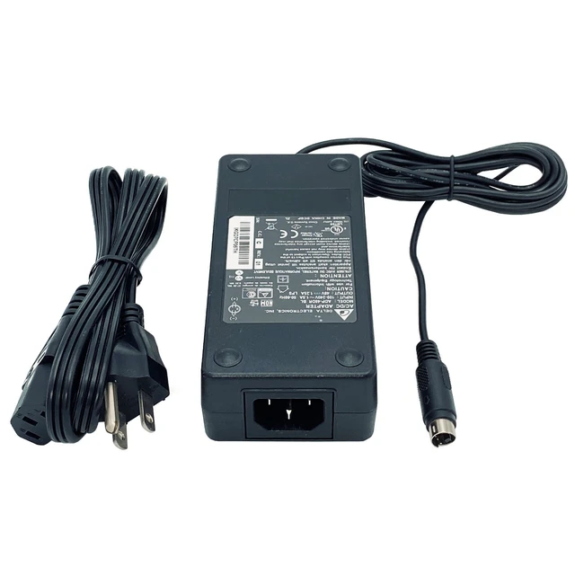 Alt view image 6 of 7 - Genuine Delta 60W AC Adapter ADP-48DR 4-PIN Power Supply 48V 1.25A