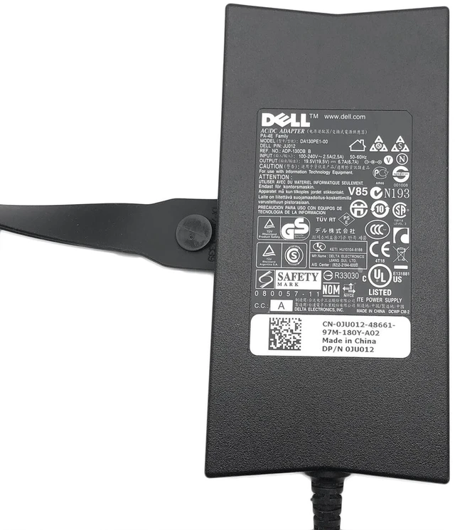 Alt view image 2 of 6 - Genuine 130W Dell LA130PM121 AC Adapter Charger 63P9N Power Supply 19.5V