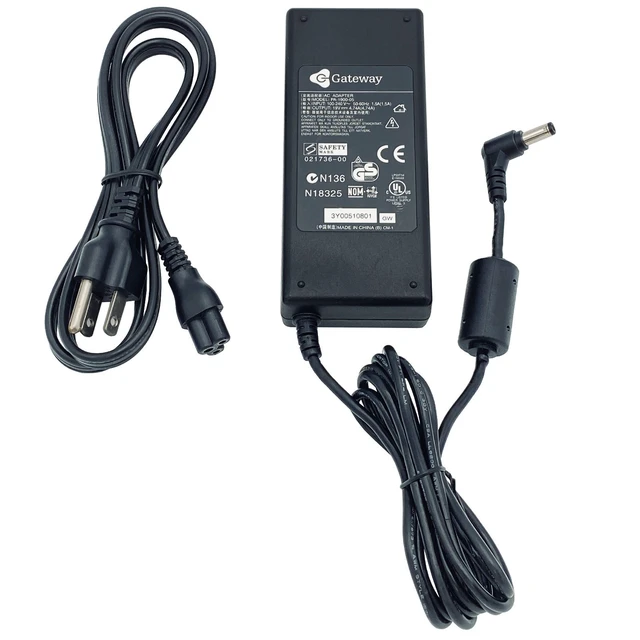 Alt view image 6 of 7 - NEW Original Gateway 90W AC Adapter PA-1900-05 Power Supply 19V 4.74A