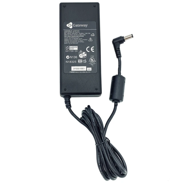 Alt view image 7 of 7 - NEW Original Gateway 90W AC Adapter PA-1900-05 Power Supply 19V 4.74A