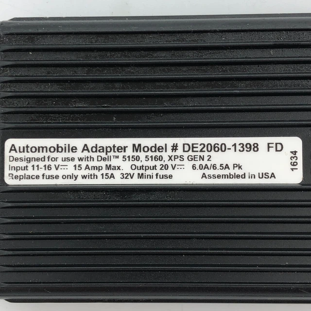 Alt view image 2 of 5 - Original LIND AC Adapter for Dell Inspiron 5150 5160 Laptop Automobile DC OEM