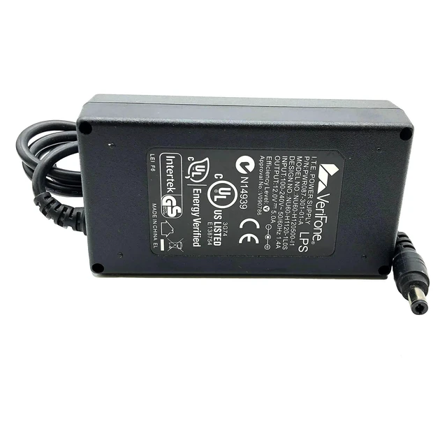 Alt view image 7 of 7 - Genuine Verifone NU60-H120500-I1 AC Power Adapter 12V 5A 60W Power Supply OEM