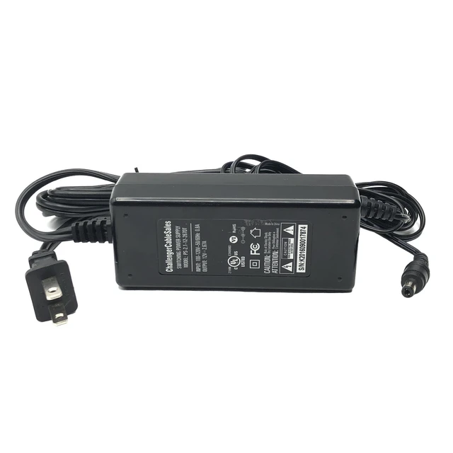 Alt view image 6 of 6 - Original Challenger Cable PS-2.1-12-267DT AC Power Adapter 12V 2.67A 32W OEM