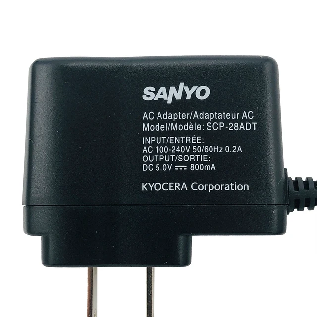 Alt view image 2 of 7 - Original Sanyo SCP-17ADT AC Power Adapter 5V 0.8A 4W Power Supply OEM