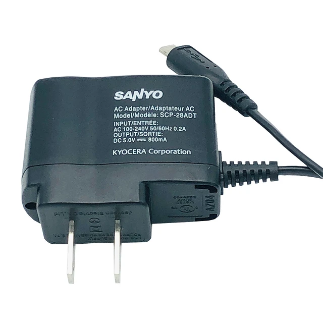 Alt view image 7 of 7 - Original Sanyo SCP-17ADT AC Power Adapter 5V 0.8A 4W Power Supply OEM