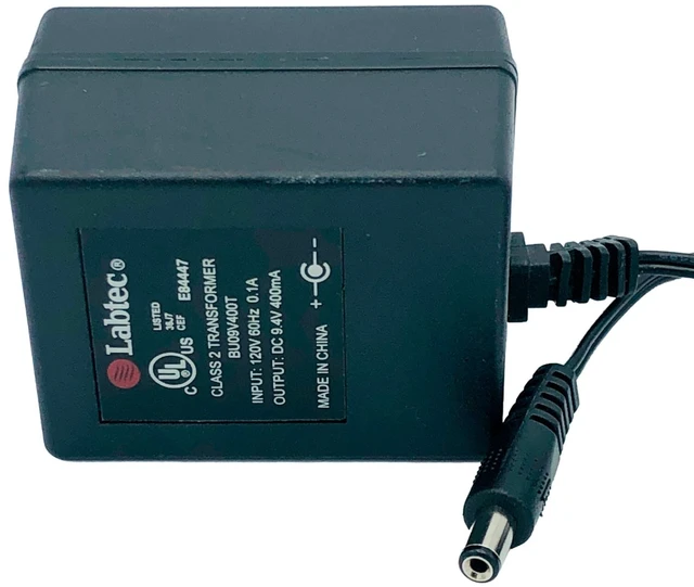 Alt view image 6 of 6 - Original Labtec BU09V400T AC Power Adapter 9.4V 0.4A 4W Class 2 Transformer Base