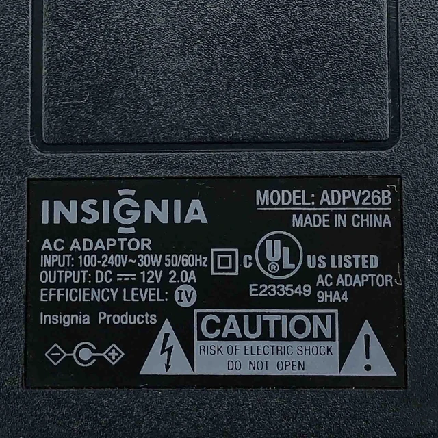 Alt view image 2 of 6 - Original Insignia AC Adapter for NS-P10DVD NS-PDVD10 NS-P11DVD DVD Player OEM