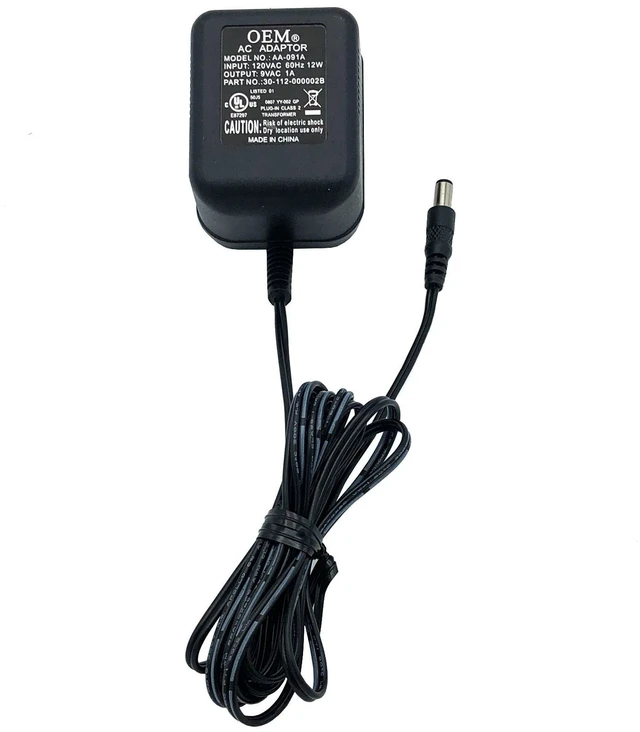 Main image of Genuine U.S. Robotics AA-091A AC Power Adapter 9V 1A 9W Class 2 Transformer OEM