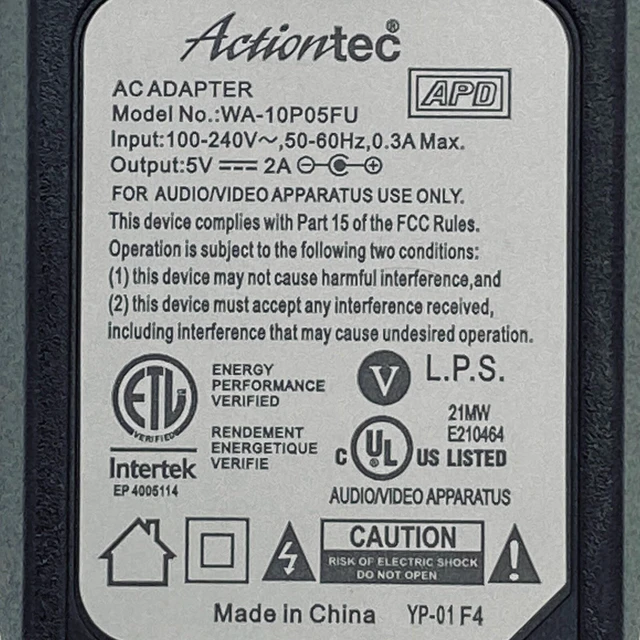 Alt view image 2 of 6 - Genuine Actiontec AC Power Adapter for ECB3500T ECB2200 ECB2200V Bridge OEM