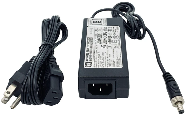 Main image of Genuine CWT KPL-060F-VI AC Adapter 12V 5A 60W Screw Lock Tip Power Supply OEM