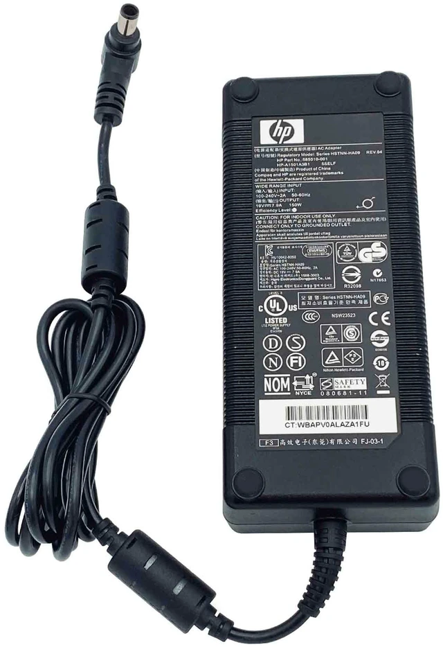 Alt view image 5 of 7 - Genuine150W HP AC Adapter HSTNN-HA09 19V 7.9A Power Supply 585010-001 7.4x5.0