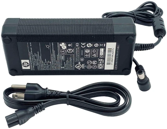 Alt view image 7 of 7 - Genuine150W HP AC Adapter HSTNN-HA09 19V 7.9A Power Supply 585010-001 7.4x5.0