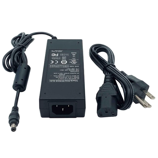 Alt view image 5 of 7 - Genuine Edac 72W AC Adapter EA10721A-120 Power Supply