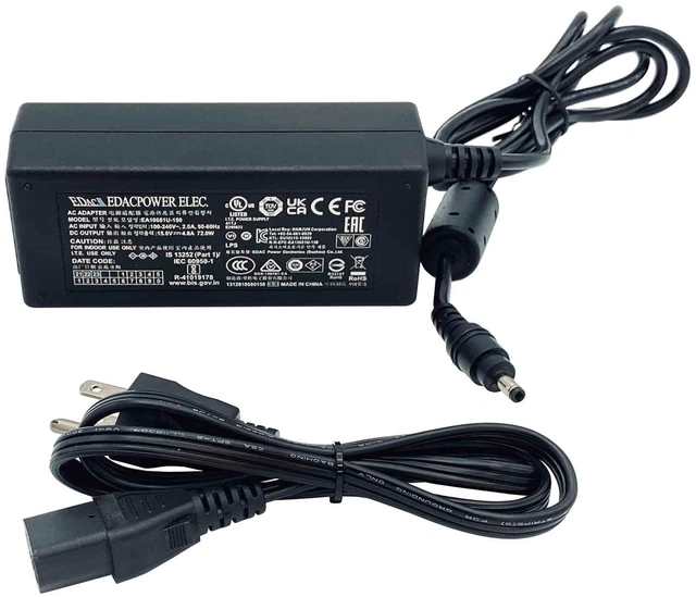 Alt view image 6 of 7 - Original EDac 72W AC Charger Adapter EA10681U-150 Power Supply