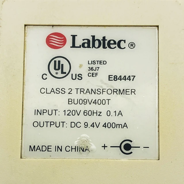 Alt view image 2 of 6 - Original Labtec AC Power Adapter for LCS-1050 Powered Multimedia PC Speaker OEM