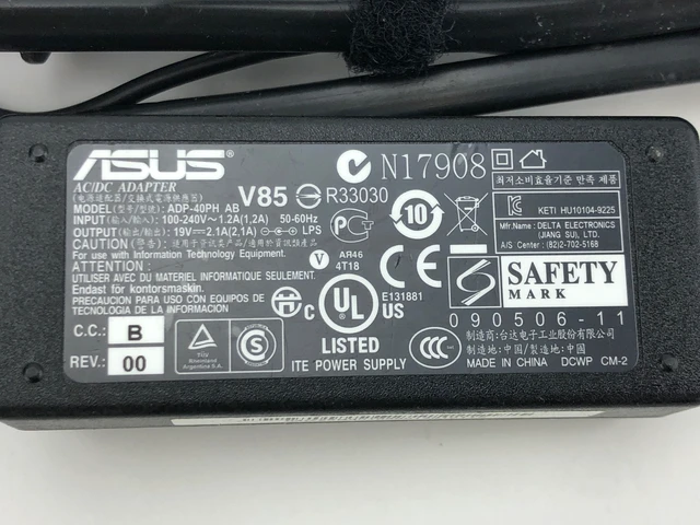 Alt view image 2 of 7 - Original Asus ADP-40PH AB AC Power Adapter 19V 2.1A 40W ITE Power Supply OEM
